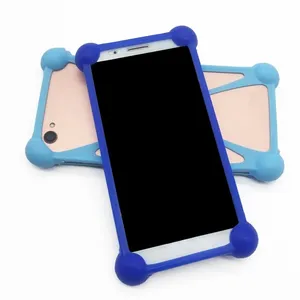 A121B Bán Hot Phổ Silicone Bumper Cover Quay Lại Trường Hợp Cho Điện Thoại Di Động