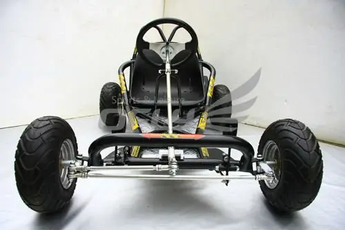 Enkele Zetel Go-Kart 168CC Motor