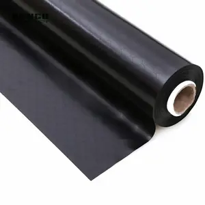 Black Antistatic PVC Curtain with Honeycomb Carbon Grid