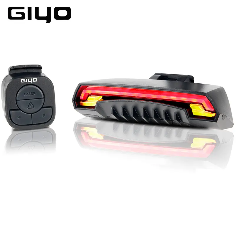 Wireless Bike Taillight Led Bicycle Laser Rear Light Safety Lights for Cycling