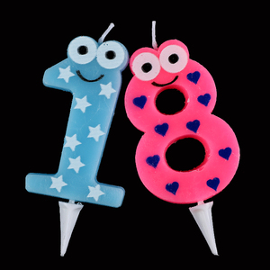 Personnalisé Nouveau Animal de Bande <span class=keywords><strong>Dessin</strong></span>ée en forme imprimé Nombre Bougies Avec Des Bâtons Pour Gâteau D'<span class=keywords><strong>anniversaire</strong></span> - Product Image 2