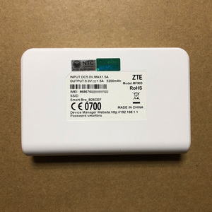 เราเตอร์ ZTE MF903 4G Mobile WiFi <span class=keywords><strong>Pro</strong></span> ปลดล็อคแล้ว พร้อมพาวเวอร์แบงค์ 5200mAh รองรับพอร์ต LAN รองรับคลื่นความถี่ 4G รุ่น B28 และ B1/3/<span class=keywords><strong>7</strong></span>/8/20/26/28 - Product Image 4