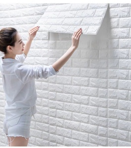 Giấy Dán Tường Bọt Xốp, Giấy Dán Tường 3D Tự Dính, Tấm Ốp Tường Xốp - Product Image 5