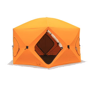 Tenda da Pesca sul Ghiaccio Esagonale, Tenda Invernale a Cupola, Yurta Mongola - Product Image 1