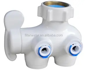 RO System Water Filter Connector, countertop Water purifier quick connector , Double switch water filter parts