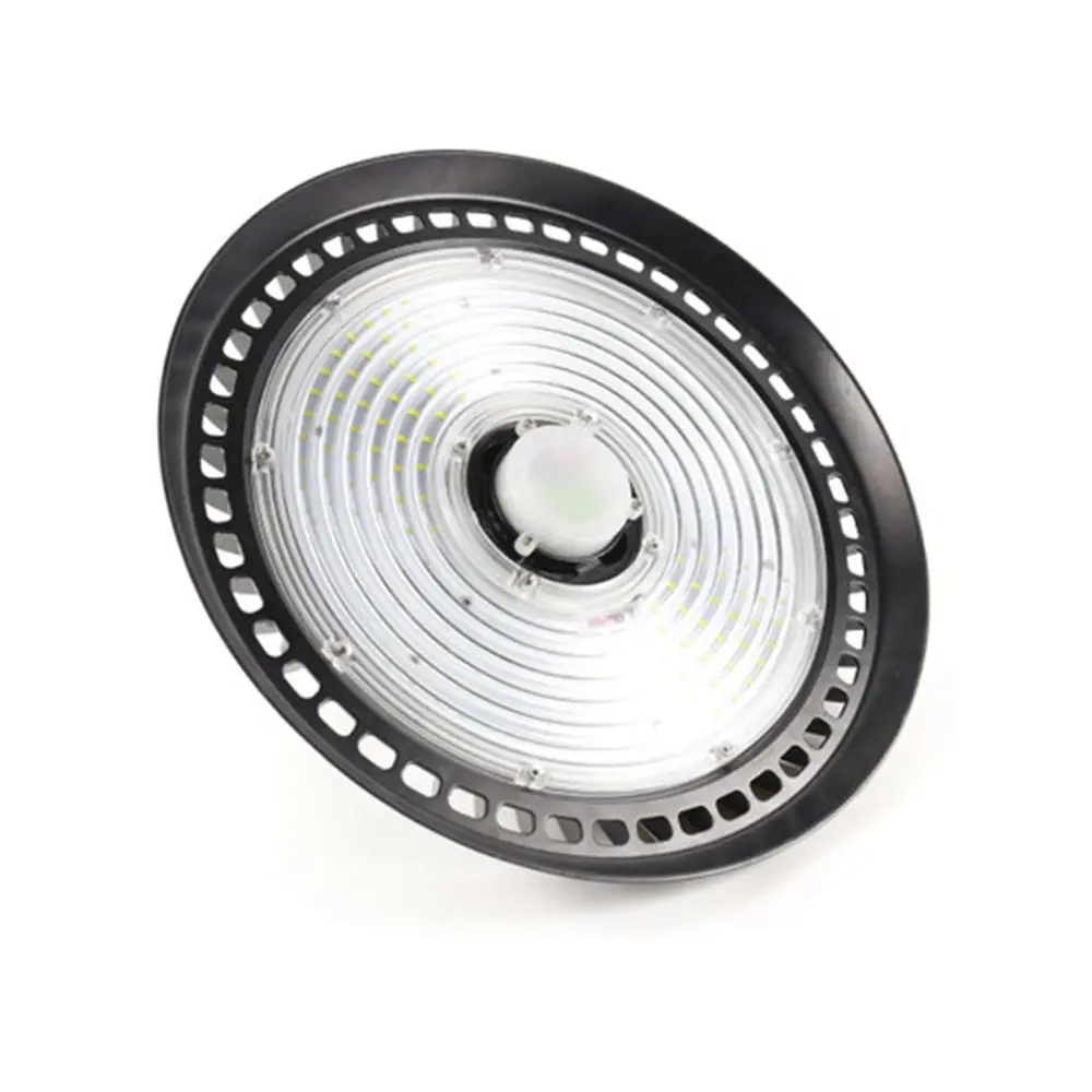 산업 낮은 높은 베이 블랙 하우징 IP65 UFO LED Highbay 빛 Rador 센서 100W 150w 200W LED 높은 베이 램프