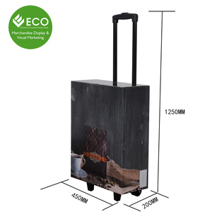 Bagage de <span class=keywords><strong>valise</strong></span> pliable écologique de style moderne 2024 avec de nouvelles poulies de conception créative pour l'affichage des marchandises - Product Image 5
