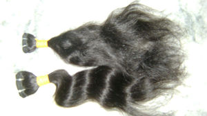 ที่มีคุณภาพที่ดีที่สุดอินเดียกระบวนการธรรมชาติผมทอ5A เกรด.ร้อนขายผม Remy มนุษย์ทอผ้านามสกุลผมเดิม - Product Image 5