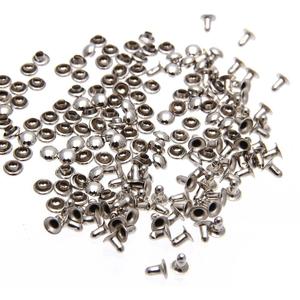 Punk Spikes Goujons Rond Plat Champignon Rivets Décoratifs DIY Set pour Vêtements Vêtements Sac Chaussures <span class=keywords><strong>Rivet</strong></span> En Cuir - Product Image 5