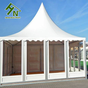 Tenda kanopi taman musim panas Pagoda Gazebo Cina 5x5 dengan harga pabrik