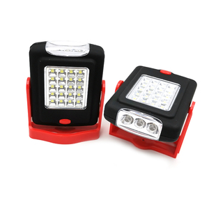 Avec crochet de base magnétique, 2x20led + 3led à piles, lampe de travail - Product Image 2