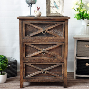 Chinese Antique Wooden Furniture Rustic Classical Shabby Chic Painted <strong>Corner</strong> <strong>Storage</strong> <strong>Cabinet</strong> - Product Image 2