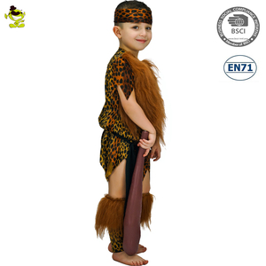 Costume d'halloween pour enfant, robe fantaisie, Cosplay, Caveman, vente en gros, - Product Image 3