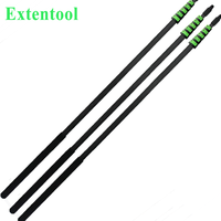 Perche télescopique en fibre de carbone de 42 pieds pour le nettoyage des fenêtres et des panneaux solaires, 12 m/mètres, perche télescopique robuste