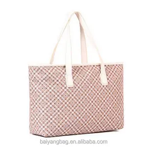 Custom Pattern Printed Design Pu Lady Tote Bag Shoulder Leather Handbag