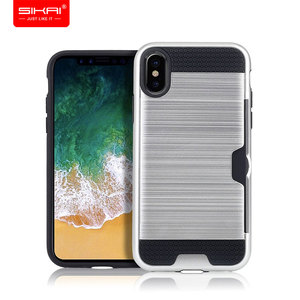 la sublimación para <span class=keywords><strong>el</strong></span> teléfono móvil iphone x con ranura para tarjeta de la carpeta - Product Image 5