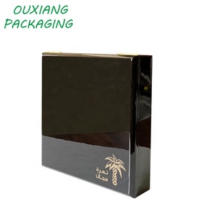 Caja de regalo de madera de lujo con laca negra de piano, nuevo diseño - Product Image 4