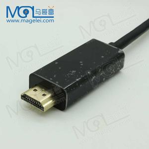 <span class=keywords><strong>1</strong></span>,8 m Displayport DP <span class=keywords><strong>a</strong></span> HDMI macho <span class=keywords><strong>a</strong></span> macho Cable de convertidor 1080 p Cable de Audio y Video para PC - Product Image 3