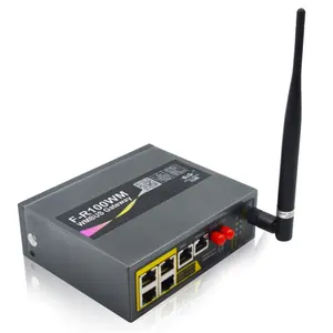 F-R100WM Nirkabel M-Bus Gateway Ethernet dengan Slot SIM Dukungan Modbus untuk AMR dan Jarak Jauh Meter Reading