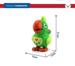 Robot giocattolo intelligenti popolari per bambini bambini pappagallo elettrico interattivo educativo intelligente con luci e musica - Product Image 5