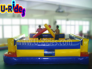 Gladiateur <span class=keywords><strong>gonflable</strong></span> en PVC le plus populaire joute arène boxe équipement de gymnastique pour entreprise de location - Product Image 2