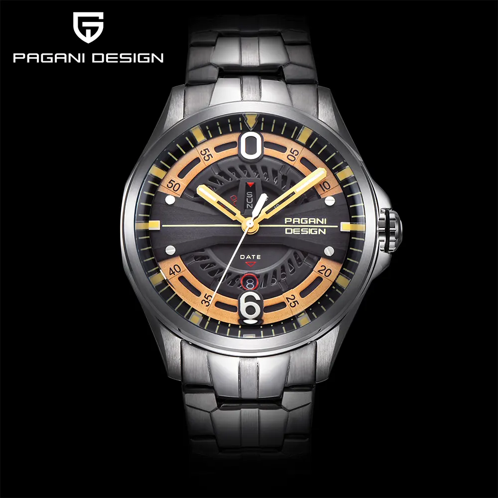 PAGANI Luxury Brand Men Quartz watch Male Chronograph Sports Business Wrist Watch