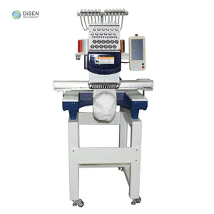 High speed cheap one single head t shirt hat embroidery machine