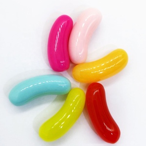 Kawaii — Cabochon en résine à la mode, 100 pièces, bijoux en forme <span class=keywords><strong>de</strong></span> gelée colorés, pour décoration <span class=keywords><strong>de</strong></span> téléphone, jolie maison <span class=keywords><strong>de</strong></span> poupée - Product Image 1
