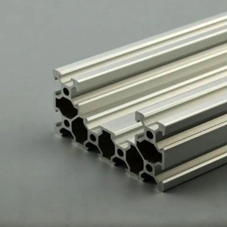 Anodized silver and black extrusion aluminium c profile with cheap price for meter v slot t track aluminium c profile