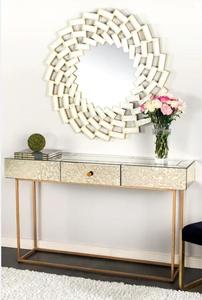 <span class=keywords><strong>Table</strong></span> de <span class=keywords><strong>Console</strong></span> Antique avec miroir, effet miroir