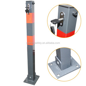 Barrière de <span class=keywords><strong>stationnement</strong></span> noir/argent jaune pour voiture, sans verrouillage, barrière de PARKING, <span class=keywords><strong>anti</strong></span>-vol, barrière de parking, poste - Product Image 4