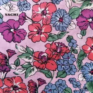 roses print portugal light muslin cotton printing fabric