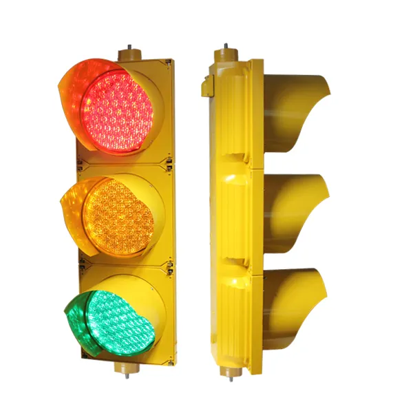 Solaire ou électrique 3 couleurs pour piétons rouge jaune vert LED feux de signalisation/feux de circulation
