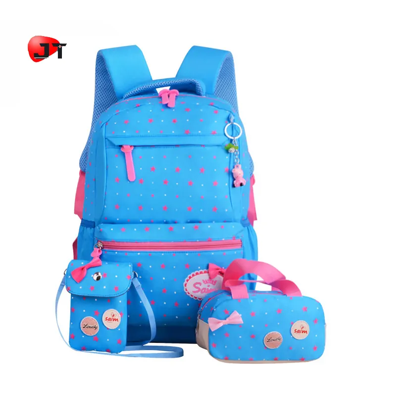 3pcs Girls Cute Middle School Children Backpacks Bag School Children Set With Handbag And Shoulder Bag