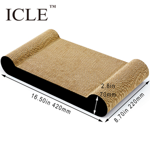Brand-Bone Shaped Cat Scrather Applications Paper <strong>Catnip</strong> Cat Toys-ic-0106-<strong>Black</strong>-42 Cat Supplies Scratching Cardboard - Product Image 5