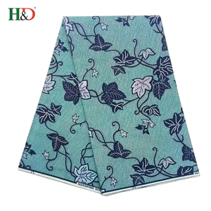 <span class=keywords><strong>H</strong></span> & d diseño hermoso Azul Rojo gasa imprimir poliéster tela hollandis cera en gran calidad - Product Image 3