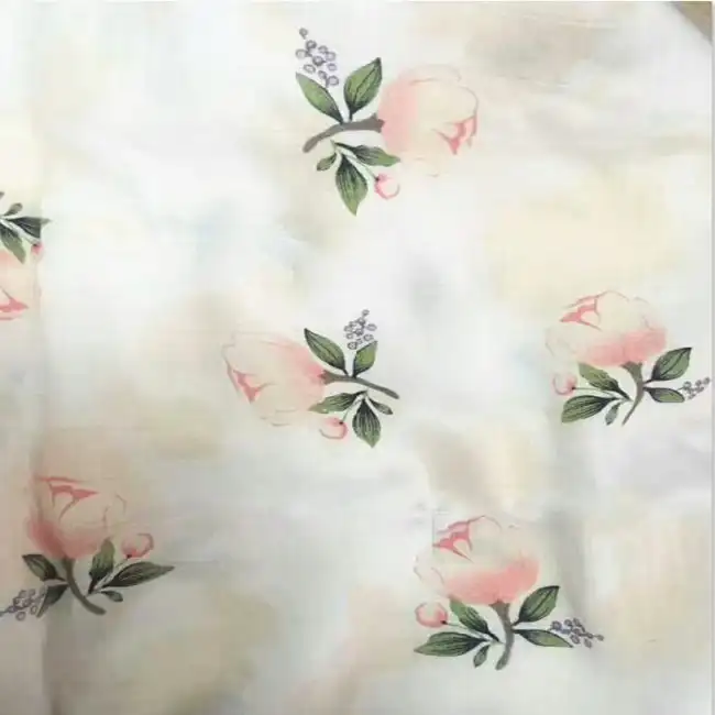 high quality baby muslin fabric 100% cotton material