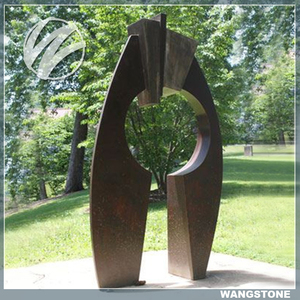 Moderno <span class=keywords><strong>Giardino</strong></span> Esterno Decorazione In Metallo Corten Scultura in acciaio - Product Image 2