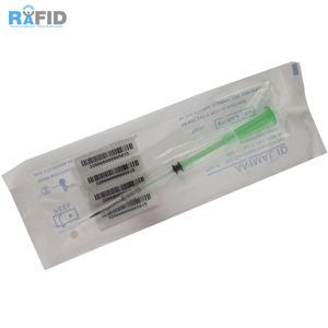 Fabriek prijs RFID microchip implantaten 1.4x8mm transponder ISO11784/785 FDX-B ICAR Certificaat pet hond kat mini spuit - Product Image 4