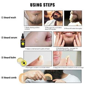 Meilleurs produits pour la croissance de la <span class=keywords><strong>barbe</strong></span> Baume à l'huile pour <span class=keywords><strong>barbe</strong></span> Brosse à beurre Peigne Ciseaux pointus <span class=keywords><strong>Kit</strong></span> de croissance de <span class=keywords><strong>barbe</strong></span> pour hommes - Product Image 5