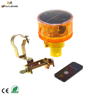 Solar powered LED <span class=keywords><strong>amarillo</strong></span> <span class=keywords><strong>intermitente</strong></span> luz/lámpara de advertencia de tráfico Construcción de Carretera cono - Product Image 6