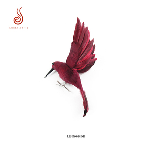 2024 nuovo design tinto uccello piuma d'oca artificiale per la decorazione del partito del <span class=keywords><strong>giardino</strong></span> di casa - Product Image 4