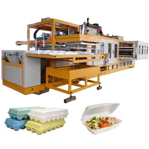 ps foam fast food box forming machine polystyrene lunch box making machine automatic disposable lunch