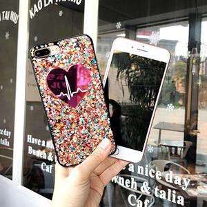Bling Glitter สำหรับ <span class=keywords><strong>iPhone</strong></span> 6 S 6 S 7 8 PLUS Luxury Soft ซิลิโคนสำหรับ <span class=keywords><strong>iPhone</strong></span> X กรณีผู้หญิง - Product Image 4