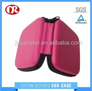 PU shell couverture personnalisée conception fermeture à glissière eva boules <span class=keywords><strong>quies</strong></span> cas - Product Image 1