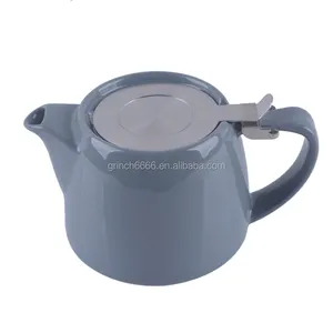 Stumpf form Keramik Teekanne mit Aufguss Outdoor Chinesische Teekanne Set mit Infuser Travel Keramik Teese rvice Porzellan Teekanne