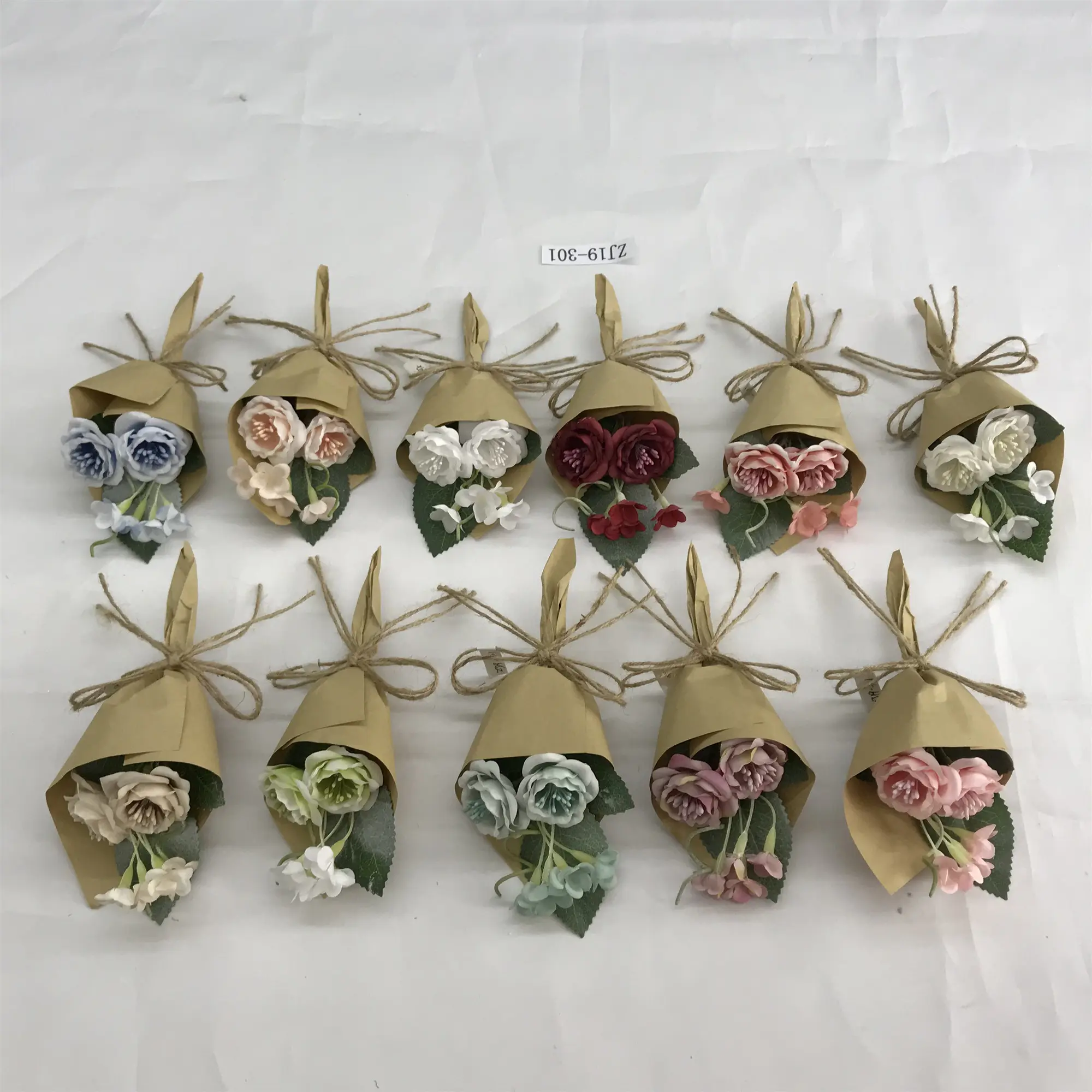 artificial flower mini bouquet flower high quality artificial flowers bouquet