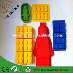 Faire figurine Lego et briques Silicone moule à gâteau bac à glaçons <span class=keywords><strong>chocolat</strong></span> Jello Mol - Product Image 5