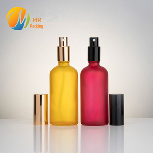 גבוהה באיכות 100 ml חלבית שחור/אדום/ירוק/סגול/צהוב/לבן בושם זכוכית בקבוק תרסיס שמני אתריים זכוכית ספריי בקבוק - Product Image 4