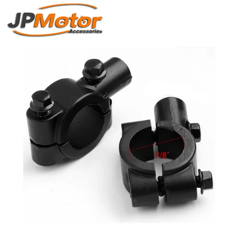 Motorcycle 10MM 8MM Handlebar Rearview Mirror Mount Holders Adapter Clamps